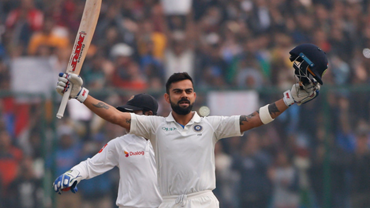 Sri Lanka reaches 131-3 vs India amid pollution drama